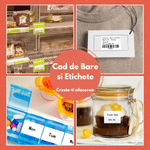 Carti si Birotica - Birotica - Accesorii de birou - Benzi adezive - Rola Etichete Autoadezive Termice VITTALIST, 40 x 30 mm, 230 Etichete/Rola - Infinity.ro