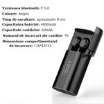 TV, Audio-Video si Foto - Portabile audio - Casti audio - Casti Bluetooth, Wireless, F9 Delux Edition, Baterie 4800 mAh , fara fir, Bluetooth 5.0 , Universale, Negru - Infinity.ro