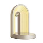 Casa si Gradina - Corpuri si surse de iluminat - Veioze si lampi - Lampi de veghe - Lampa eleganta 2in1 birou, Wireless charge, incarcare telefon,ceas, casti, control atingere, lumina calda/rece, model U3 - Infinity.ro