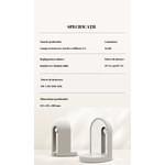 Casa si Gradina - Corpuri si surse de iluminat - Veioze si lampi - Lampi de veghe - Lampa eleganta 2in1 birou, Wireless charge, incarcare telefon,ceas, casti, control atingere, lumina calda/rece, model U3 - Infinity.ro