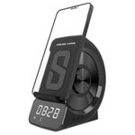 Laptop, Telefoane si Tablete - Telefoane mobile si accesorii - Accesorii Telefoane - Alte accesorii telefoane - Incarcator wireless cu boxa, Bluetooth 5.1, 10W, radio, alarma, TF card, AUX, incarcare USB si functie convorbire - Infinity.ro