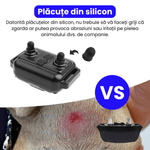 Petshop - Accesorii petshop - Zgarzi, lese si hamuri - Zgarzi - Zgarda electrica pentru dresaj caini, 880-3, 99 nivele de vibratii, 800m, 3 moduri antrenament, IP67, negru - Infinity.ro