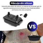 Petshop - Accesorii petshop - Zgarzi, lese si hamuri - Zgarzi - Zgarda electrica pentru 3 caini, raza 800 m, 3 moduri de antrenament, rezistenta la apa IP67, negru - Infinity.ro