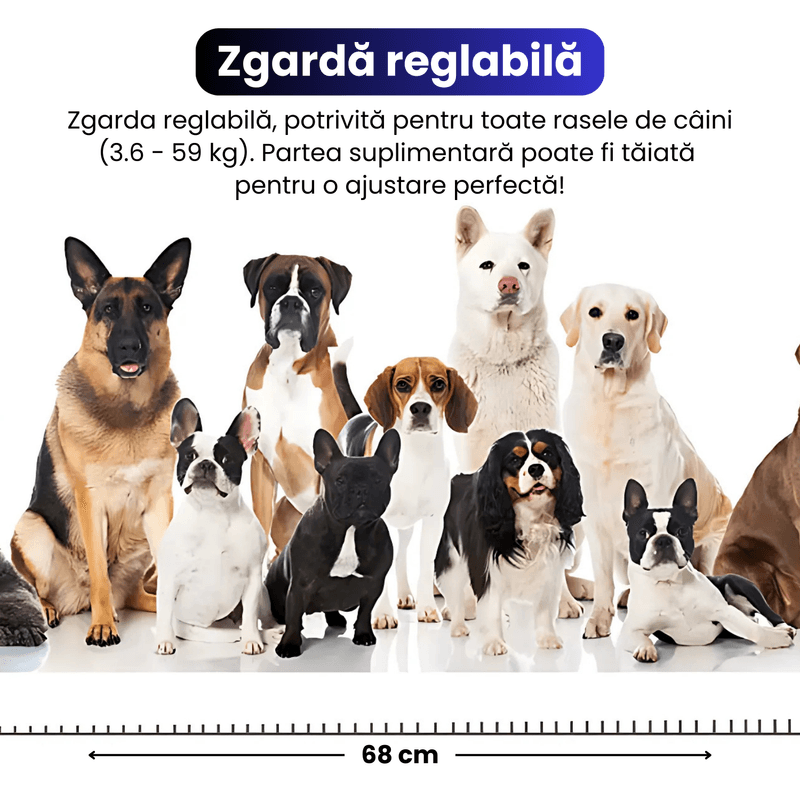 Petshop - Accesorii petshop - Zgarzi, lese si hamuri - Zgarzi - Zgarda electrica pentru 2 caini, raza 800 m, 3 moduri de antrenament, rezistenta la apa IP67, negru - Infinity.ro