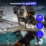 Petshop - Accesorii petshop - Zgarzi, lese si hamuri - Zgarzi - Zgarda electrica pentru 3 caini, raza 800 m, 3 moduri de antrenament, rezistenta la apa IP67, negru - Infinity.ro