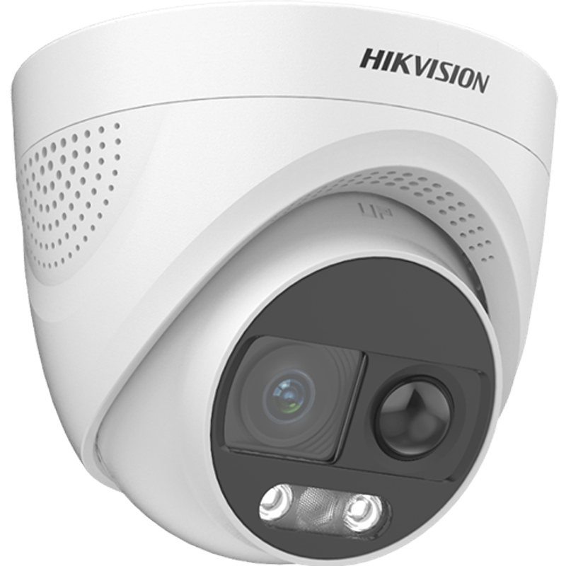 Casa si Gradina - Electrice - Smart Home - Camere de supraveghere - Camera supraveghere ColorVu Analogica, 4K cu PIR 11 m, lentila 2.8mm, WL 20 m, Audio, Alarma, IP67, HIKVISION - Infinity.ro