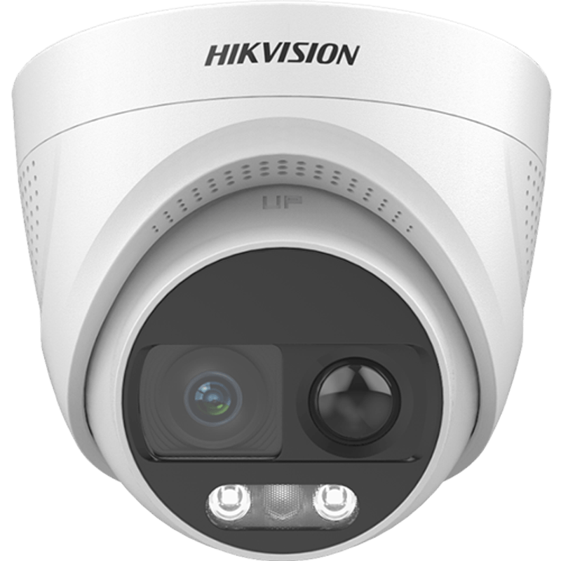 Casa si Gradina - Electrice - Smart Home - Camere de supraveghere - Camera supraveghere ColorVu Analogica, 4K cu PIR 11 m, lentila 2.8mm, WL 20 m, Audio, Alarma, IP67, HIKVISION - Infinity.ro