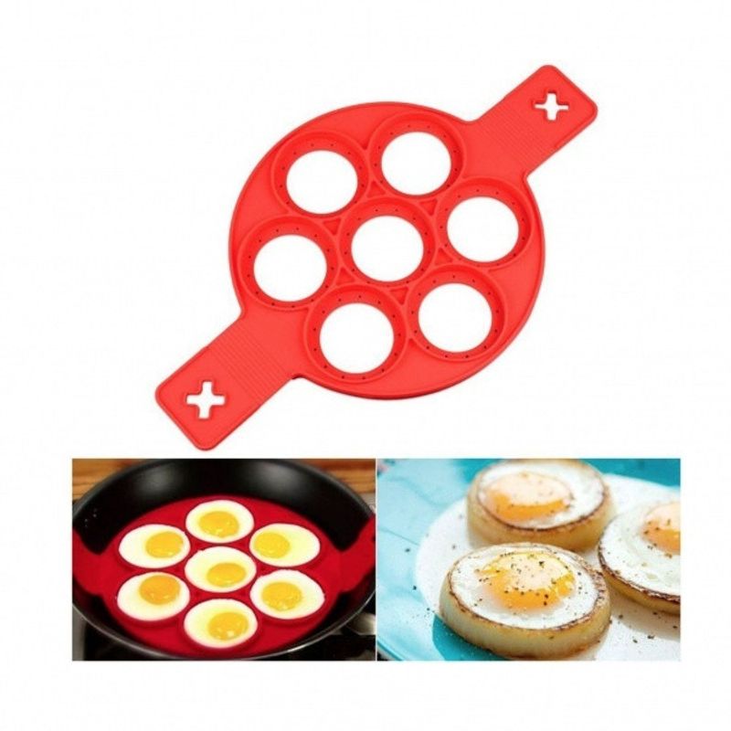 Casa si Gradina - Bucatarie si vesela - Ustensile bucatarie - Forme prajituri - Forma din slicon, Zola, pentru clatite americane, oua su omlete, diametru 23 cm, diametru cerc 7 cm - Infinity.ro