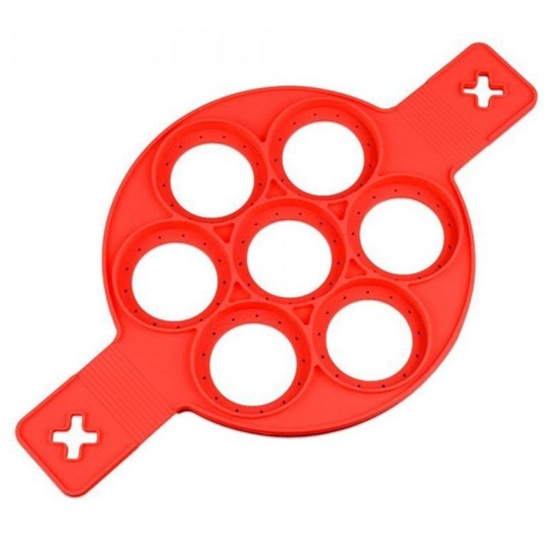 Casa si Gradina - Bucatarie si vesela - Ustensile bucatarie - Forme prajituri - Forma din slicon, Zola, pentru clatite americane, oua su omlete, diametru 23 cm, diametru cerc 7 cm - Infinity.ro