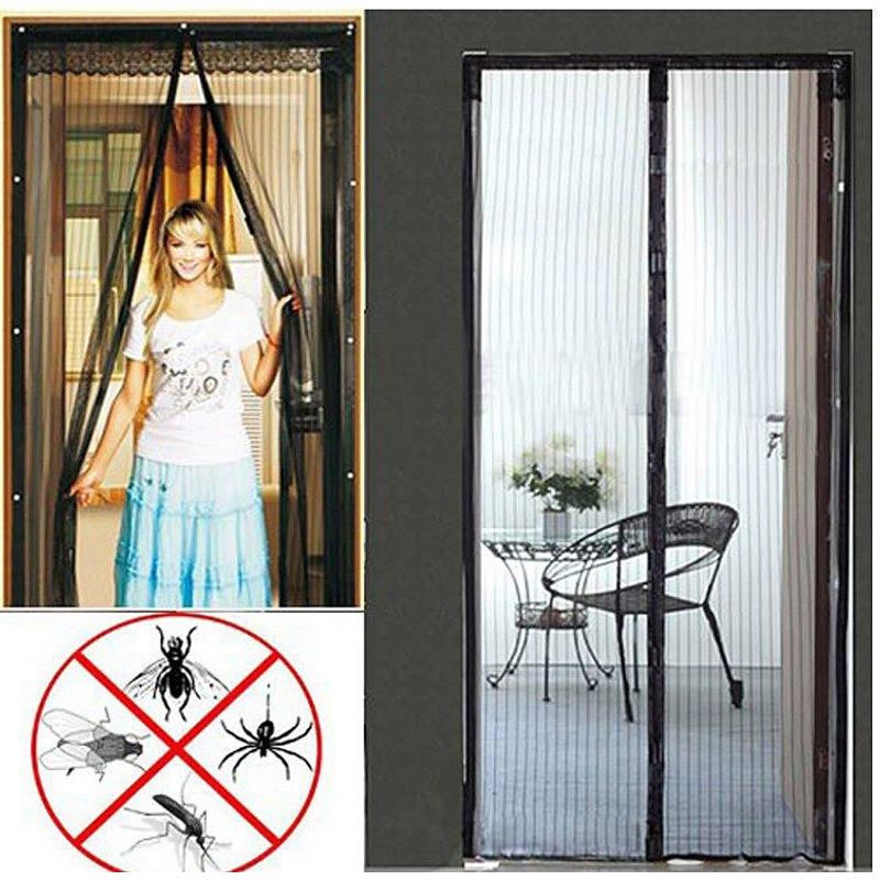 Casa si Gradina - Constructii - Ferestre si accesorii - Accesorii ferestre - Perdea tip plasa cu inchidere magnetica pentru tantari, muste sau alte insecte, dimensiuni 210 x 100 cm - Infinity.ro