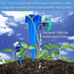 Casa si Gradina - Gradinarit si plante - Instalatii si accesorii pentru irigatii - Accesorii irigare - Set 12 picuratori, Plastic, Valva reglare debit, Albastru/Verde - Infinity.ro