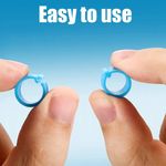 Petshop - Articole imbracaminte - Incaltaminte animale - Set 100 inele pasari, Iniversal, Plastic, 8mm, Multicolor - Infinity.ro