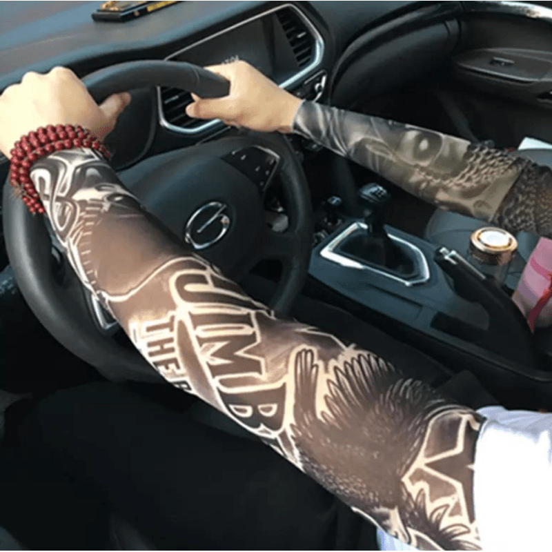 Fashion, accesorii si bijuterii - Barbati - Accesorii barbati - Alte accesorii barbati - Imitatie tatuaj pentru brat, Fake Arm, Textil, 3D, Elastic - Infinity.ro