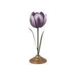 Casa si Gradina - Decoratiuni - Aromaterapie si lumanari - Suporturi lumanari - Set 2 suporturi, din metal, Pip Studio, lalele 21 si 26 cm, Lilac, colectia Others - Infinity.ro