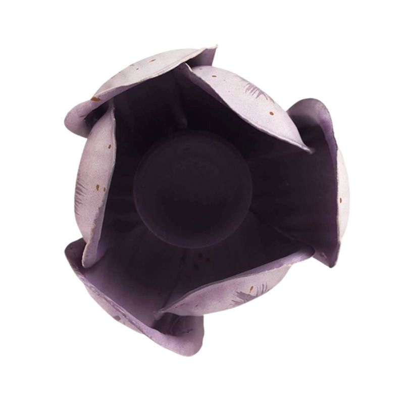 Casa si Gradina - Decoratiuni - Aromaterapie si lumanari - Suporturi lumanari - Set 2 suporturi, din metal, Pip Studio, lalele 21 si 26 cm, Lilac, colectia Others - Infinity.ro