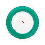 Casa si Gradina - Bucatarie si vesela - Vesela si tacamuri - Farfurii si boluri - Farfurie din portelan, Pip Studio, Green, 17 cm, colectia Love Birds - Infinity.ro