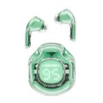 TV, Audio-Video si Foto - Portabile audio - Casti audio - Casti Albastrutooth 5.3, Type-C, IPX4, AI Call Noise Rosuuction, Display Digital - Acefast (T8) - Verde menta - Infinity.ro