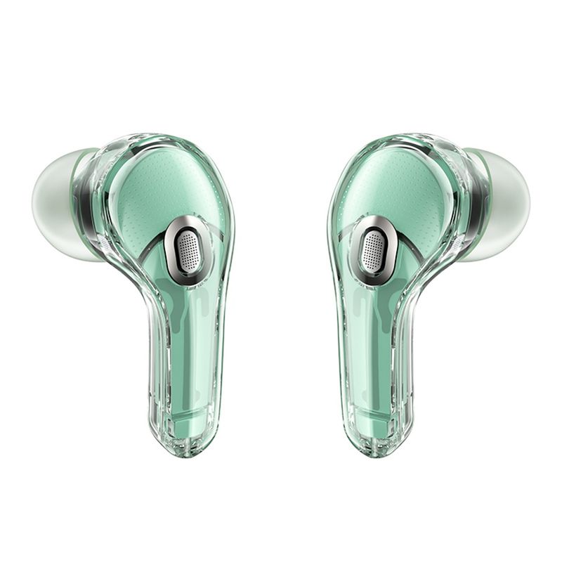 TV, Audio-Video si Foto - Portabile audio - Casti audio - Casti Albastrutooth 5.3, Type-C, IPX4, AI Call Noise Rosuuction, Display Digital - Acefast (T8) - Verde menta - Infinity.ro