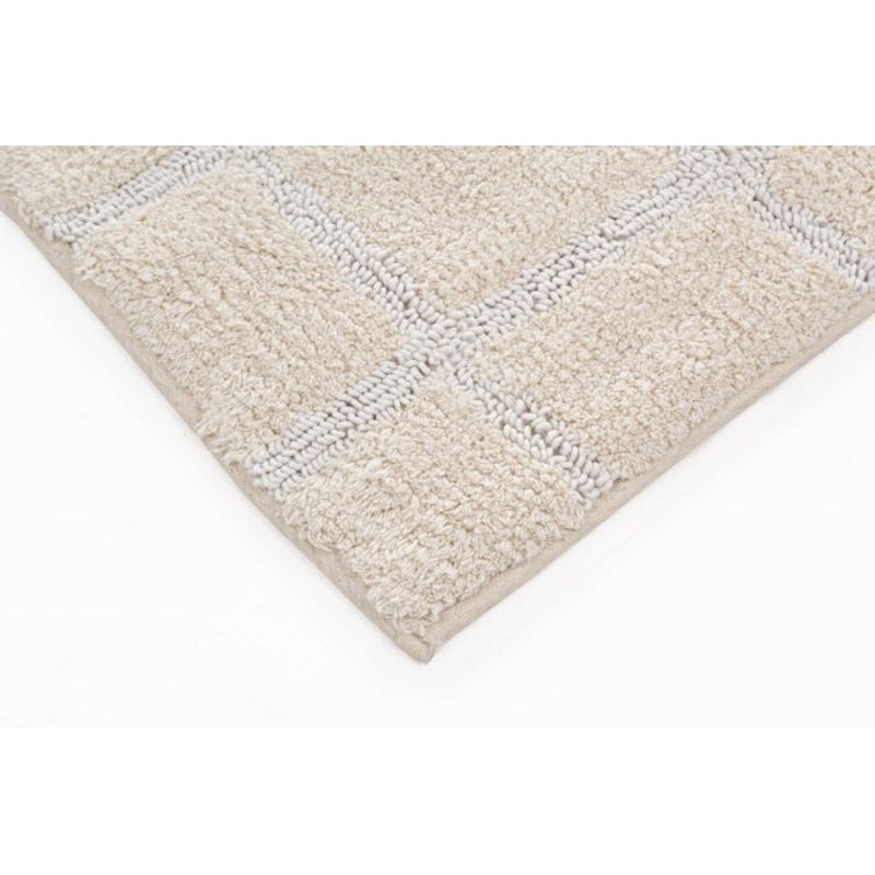 Casa si Gradina - Textile si covoare - Covoare - Covorase baie - Set 2 covorase baie bumbac crem 50x80 cm - Infinity.ro