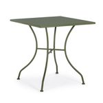 Casa si Gradina - Gradina si terasa - Mobilier exterior - Mese gradina - Masa din fier verde Kelsie 70 cm x 70 cm x 71 h - Infinity.ro