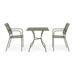 Casa si Gradina - Gradina si terasa - Mobilier exterior - Mese gradina - Masa din fier verde Kelsie 70 cm x 70 cm x 71 h - Infinity.ro