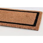 Casa si Gradina - Textile si covoare - Covoare - Covorase intrare - Covoras intrare casa natur negru 25x75x1.5 cm - Infinity.ro