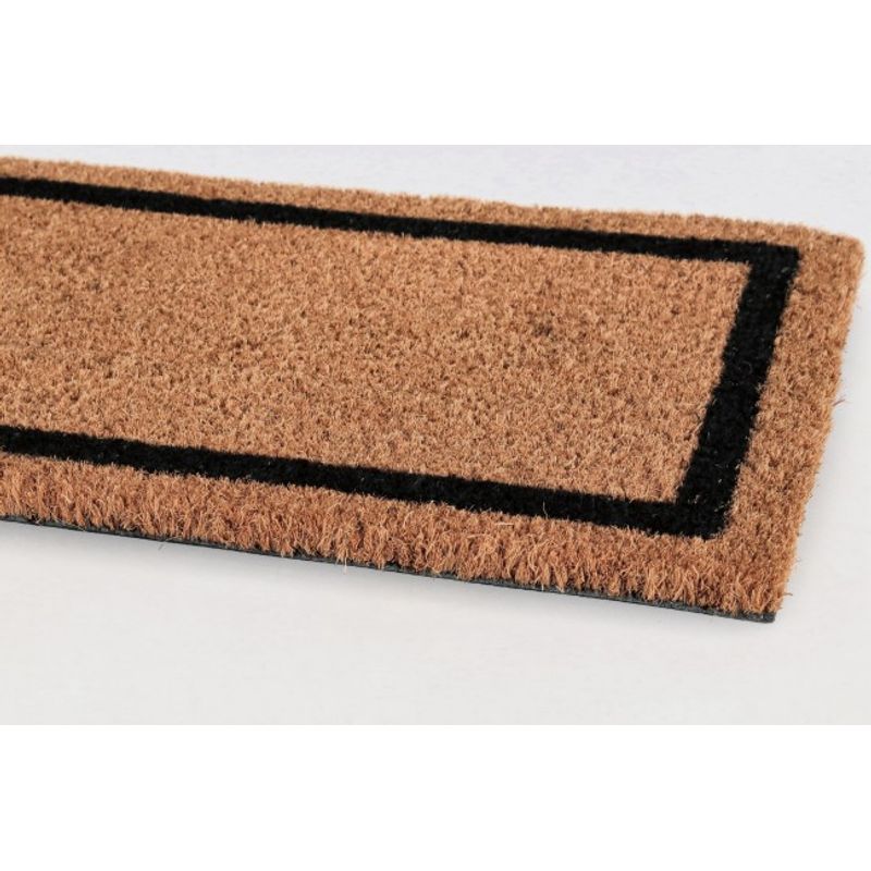 Casa si Gradina - Textile si covoare - Covoare - Covorase intrare - Covoras intrare casa natur negru 25x75x1.5 cm - Infinity.ro