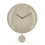 Casa si Gradina - Decoratiuni - Ceasuri - Ceas perete cu pendul plastic taupe Jair 30x6x39.5 cm - Infinity.ro