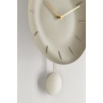 Casa si Gradina - Decoratiuni - Ceasuri - Ceas perete cu pendul plastic taupe Jair 30x6x39.5 cm - Infinity.ro