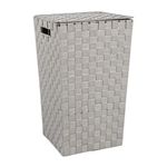 Casa si Gradina - Mobilier - Organizare si depozitare - Recipiente depozitare - Cos rufe nailon bej 33x33x53 cm - Infinity.ro