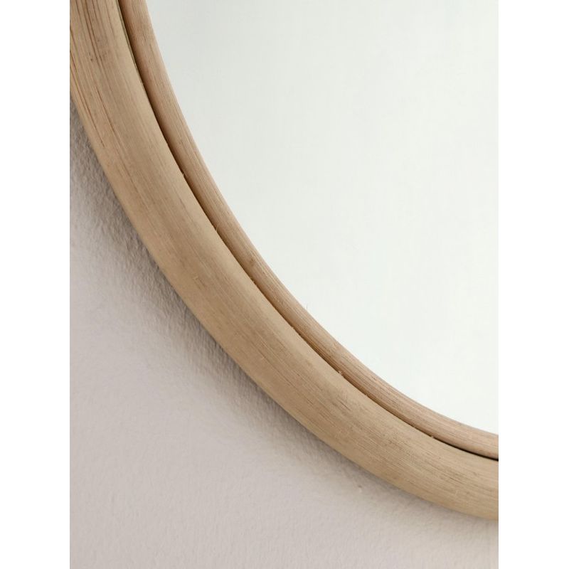 Casa si Gradina - Decoratiuni - Oglinzi - Oglinda perete ratan artificial natur Mozambico 40 cm - Infinity.ro