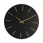 Casa si Gradina - Decoratiuni - Ceasuri - Ceas perete negru auriu Timeline 40x5 cm - Infinity.ro