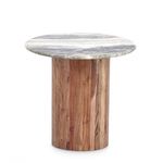 Casa si Gradina - Mobilier - Mese si birouri - Masute de cafea - Masuta lemn marmura Eloy 45x44 cm - Infinity.ro