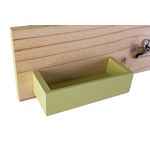 Casa si Gradina - Mobilier - Organizare si depozitare - Cuiere - Cuier de perete lemn Nature 60x8x12 cm - Infinity.ro