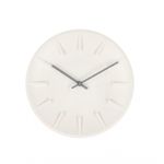 Casa si Gradina - Decoratiuni - Ceasuri - Ceas perete alb gri Damian 30x5 cm - Infinity.ro