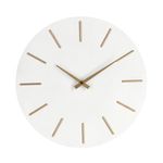 Casa si Gradina - Decoratiuni - Ceasuri - Ceas perete alb auriu Timeline 40x5 cm - Infinity.ro