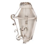 Casa si Gradina - Corpuri si surse de iluminat - Plafoniere, aplice si spoturi - Aplica fier bej antichizat 33x18x49 cm - Infinity.ro