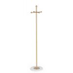 Casa si Gradina - Mobilier - Organizare si depozitare - Cuiere - Cuier de pardoseala fier auriu 35x175 cm - Infinity.ro