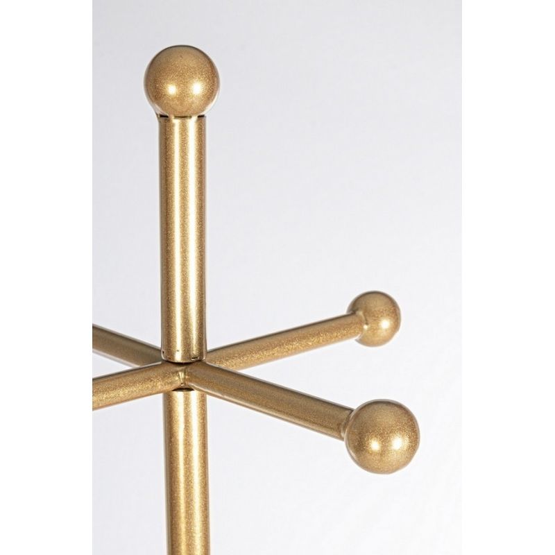 Casa si Gradina - Mobilier - Organizare si depozitare - Cuiere - Cuier de pardoseala fier auriu 35x175 cm - Infinity.ro
