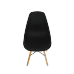 Casa si Gradina - Mobilier - Scaune si fotolii - Scaune - Scaun plastic negru picioare fag Cinkla 46x54x82 cm - Infinity.ro