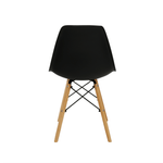 Casa si Gradina - Mobilier - Scaune si fotolii - Scaune - Scaun plastic negru picioare fag Cinkla 46x54x82 cm - Infinity.ro