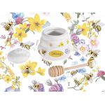 Casa si Gradina - Mobilier - Organizare si depozitare - Recipiente depozitare - Borcan miere ceramica 10x8.5x9.5 cm - Infinity.ro