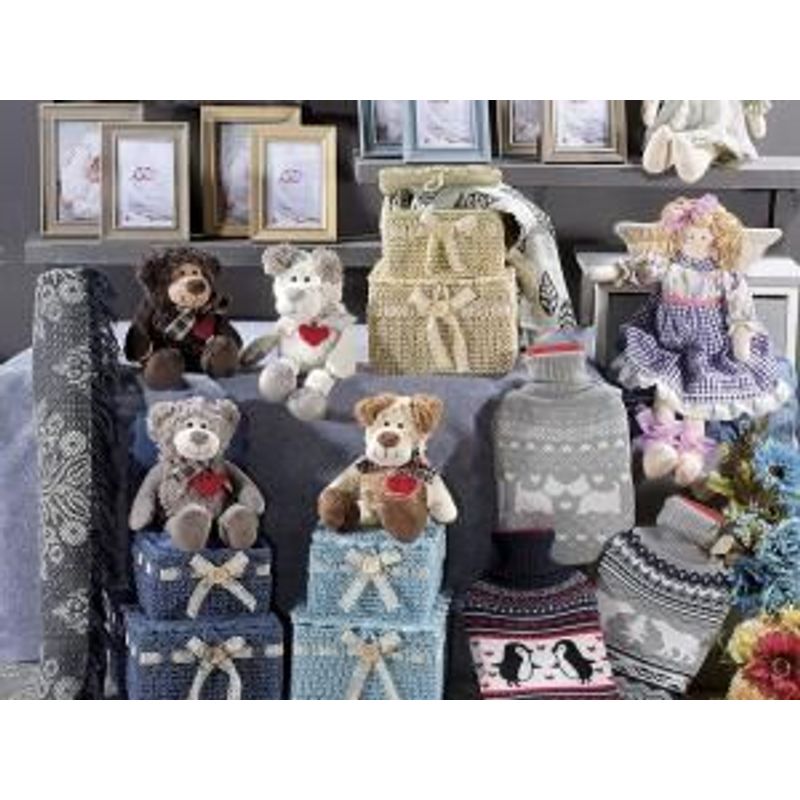 Casa si Gradina - Decoratiuni - Obiecte decorative - Decoratiuni camera copilului - Papusa textil carouri 47 cm - Infinity.ro