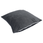 Casa si Gradina - Textile si covoare - Perne si pilote - Perne decorative - Perna decorativa catifea gri Alita 45x45 cm - Infinity.ro