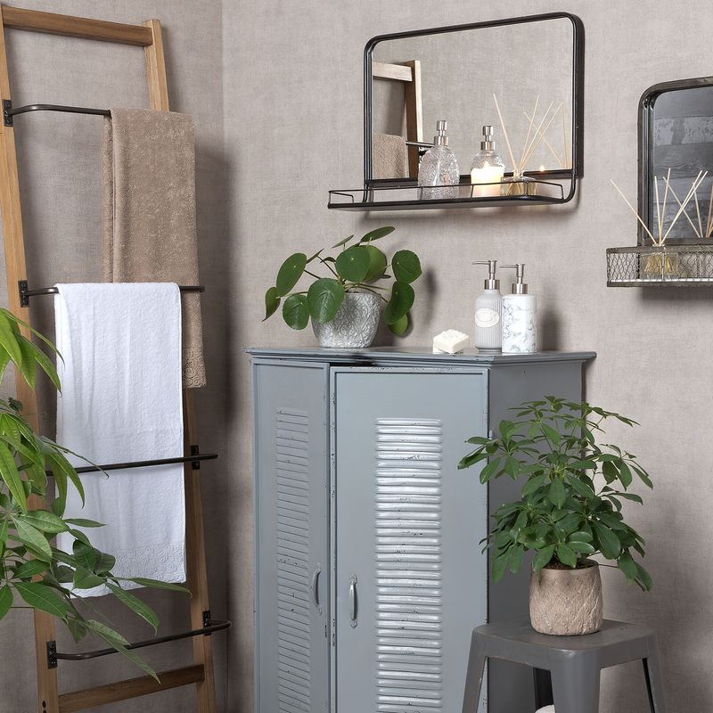 Casa si Gradina - Sanitare - Suporturi si accesorii baie - Dispensere - Dispenser ceramica gri pentru sapun Savon de Marseille  7x19 cm 0,35 L - Infinity.ro