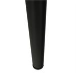 Casa si Gradina - Mobilier - Scaune si fotolii - Scaune - Scaun tapiterie textil gri inchis picioare metal negru Coleta 41x49x96 cm - Infinity.ro