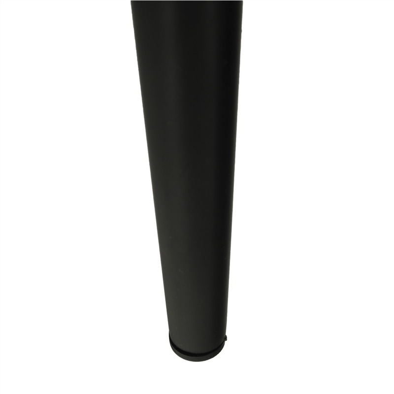 Casa si Gradina - Mobilier - Scaune si fotolii - Scaune - Scaun tapiterie textil gri inchis picioare metal negru Coleta 41x49x96 cm - Infinity.ro