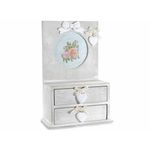 Fashion, accesorii si bijuterii - Femei - Bijuterii femei - Cutii bijuterii - Caseta bijuterii lemn Maria 22 cm x 11 cm x 33 cm - Infinity.ro