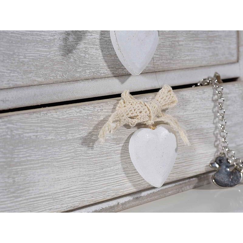 Fashion, accesorii si bijuterii - Femei - Bijuterii femei - Cutii bijuterii - Caseta bijuterii lemn Maria 22 cm x 11 cm x 33 cm - Infinity.ro