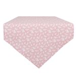 Casa si Gradina - Textile si covoare - Textile bucatarie - Fete de masa - Fata de masa bumbac roz pudrat Flowers 50*160 cm - Infinity.ro